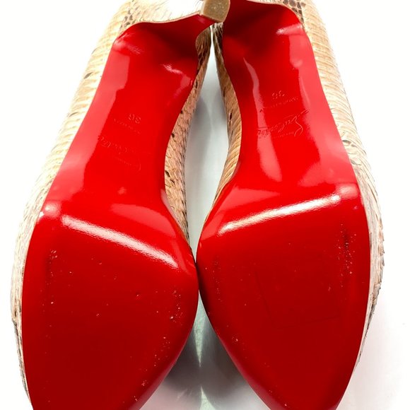 Christian Louboutin Altadama 140 Watersnake 36 - Picture 9 of 9